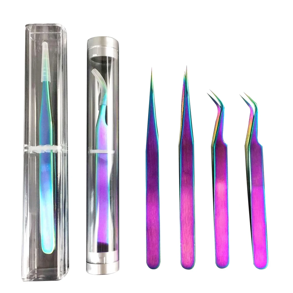 

Precision Industrial Tweezers Anti-static Curved Straight Tip Stainless Forceps Phone Repair Hand Tools Sets
