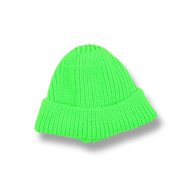 ОБЖИМНАЯ однотонная детская зимняя шапка Корейская версия унисекс теплая