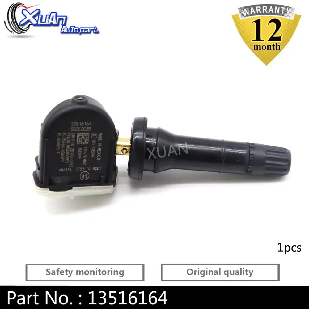XUAN 1 шт. датчик давления в шинах TPMS 13516164 для Buick привлекательная каскада анклава