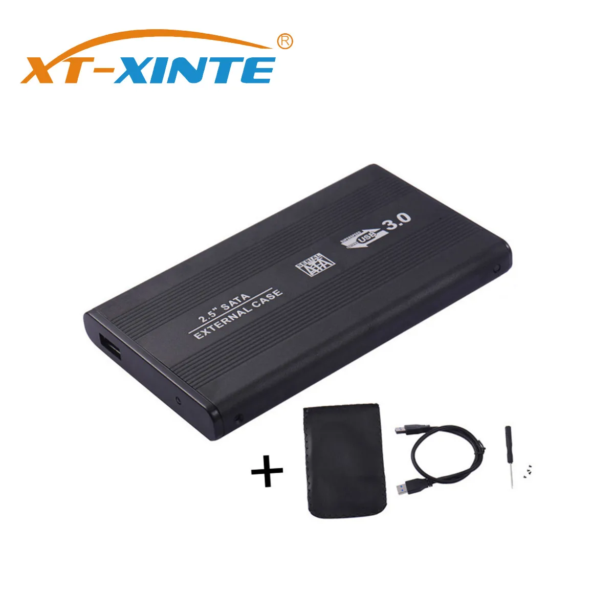 

XT-XINTE Sata to USB 3.0 Hard Disk Drive Box High Speed 2.5" External HDD Enclosure Case Aluminum Caddy HDD Box UASP Protocol