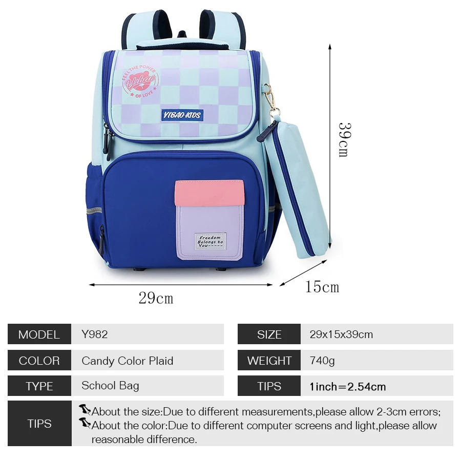 

Macarons Girls School Bags for Grade 1-3-5 Boys Primary School Children Backpack Candy Color Light Orthopedic Satchel Portfolio