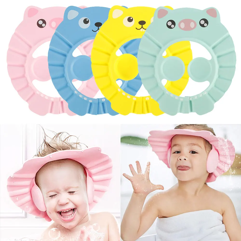 

1 шт., Детская шапка-козырек для мытья волос