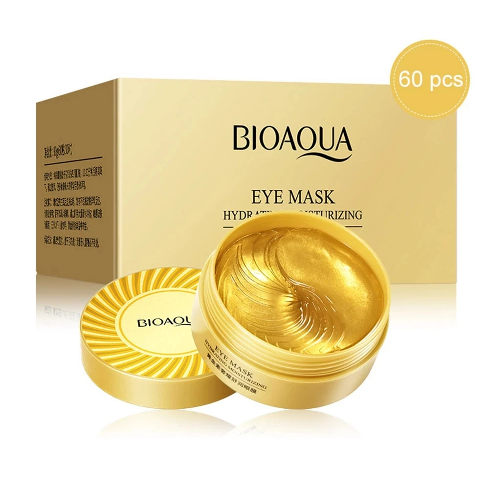 

60pcs gold Collagen Eye Patch Face Care Acid Eye Mask Remove Dark Circle Anti-Puffiness Ageless Lifting Firming Skin Eye Care