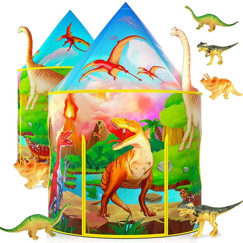 

Dinosaur Kids Play Tent Ocean Balls Pool Indoor Outdoor Children's Play House Toys Game Tent For Children