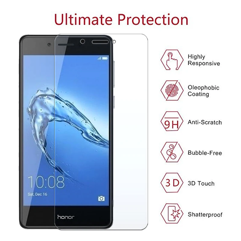 

Закаленное стекло 9H для Huawei Honor 6A (Pro) 5,0 дюйма Holly 4 / Honor 5C pro, стекло, защитная пленка, Защитная крышка для экрана