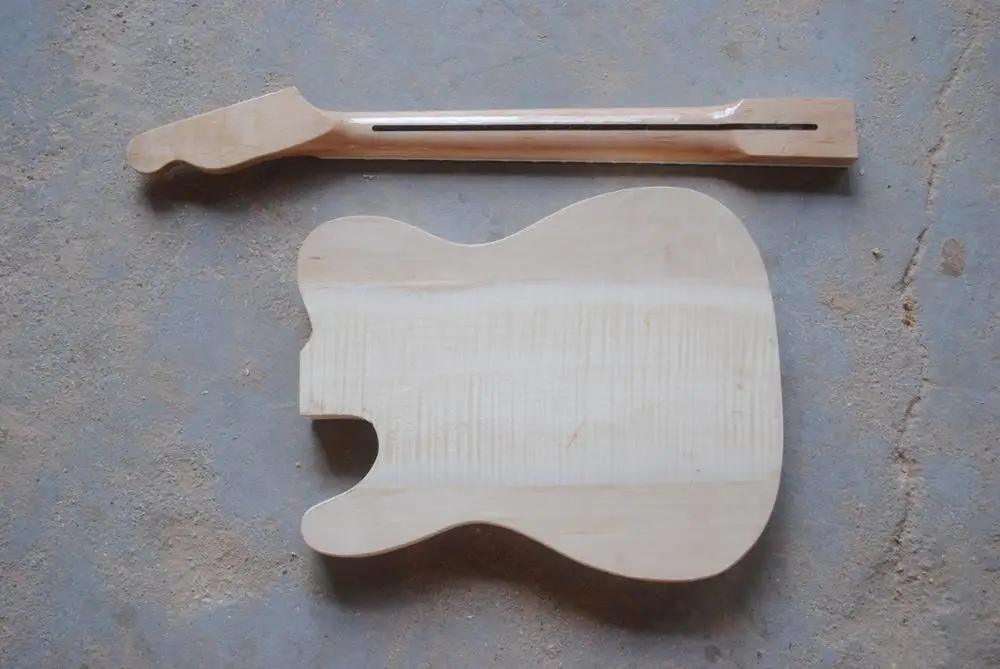 Разобранная гитара набор гитарная вязка для тела diy Гитарный комплект клен грифа