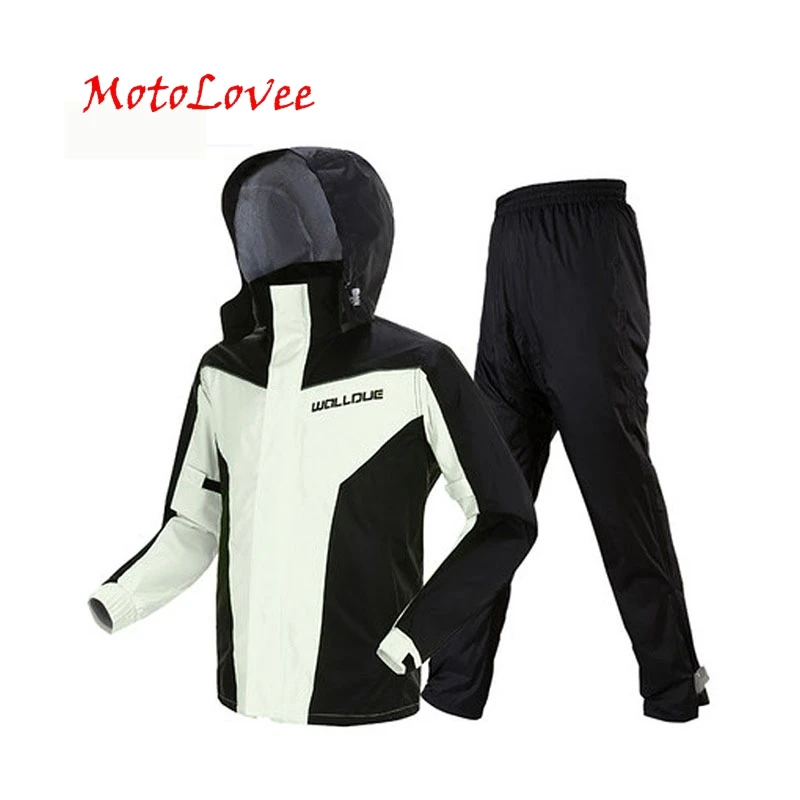 

2021 NEW Men's Travel Rainstorm-proof Motorcycle Raincoat Suit Women's Fashion Raincoat Rain Pants Suits Outdoor Riding