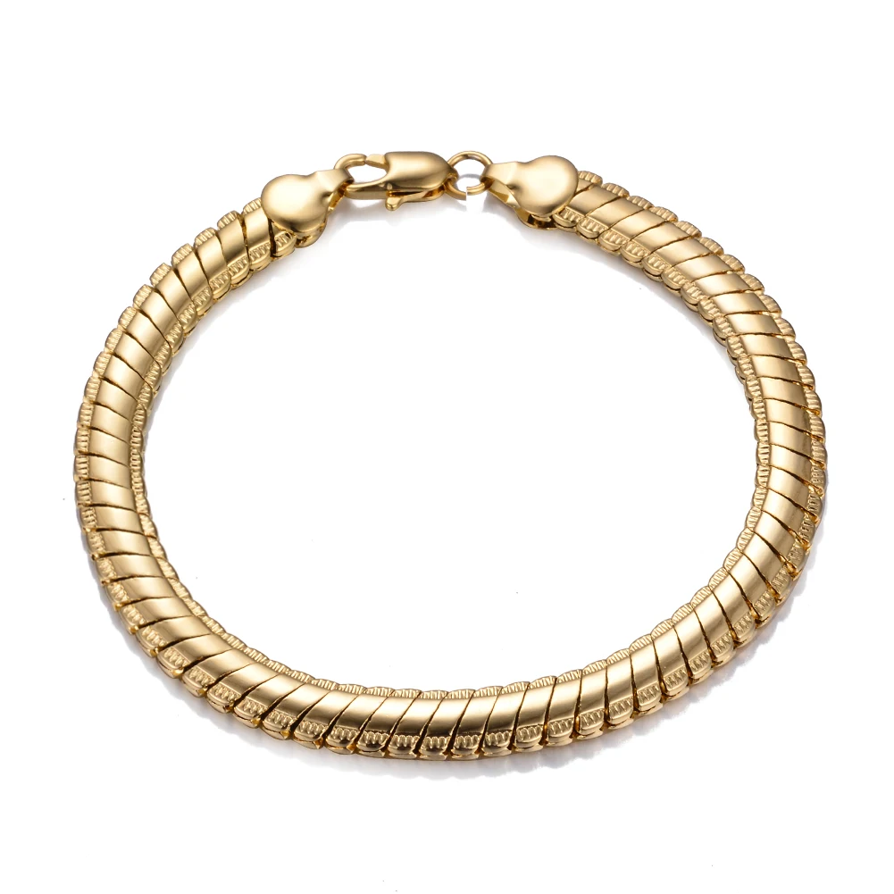 WANDO роскошные мужские браслеты Цепочка золотистого цвета цепочка Дубай