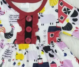 Осень и зима готов к отправке Детские Популярные забавные красные леггинсы с