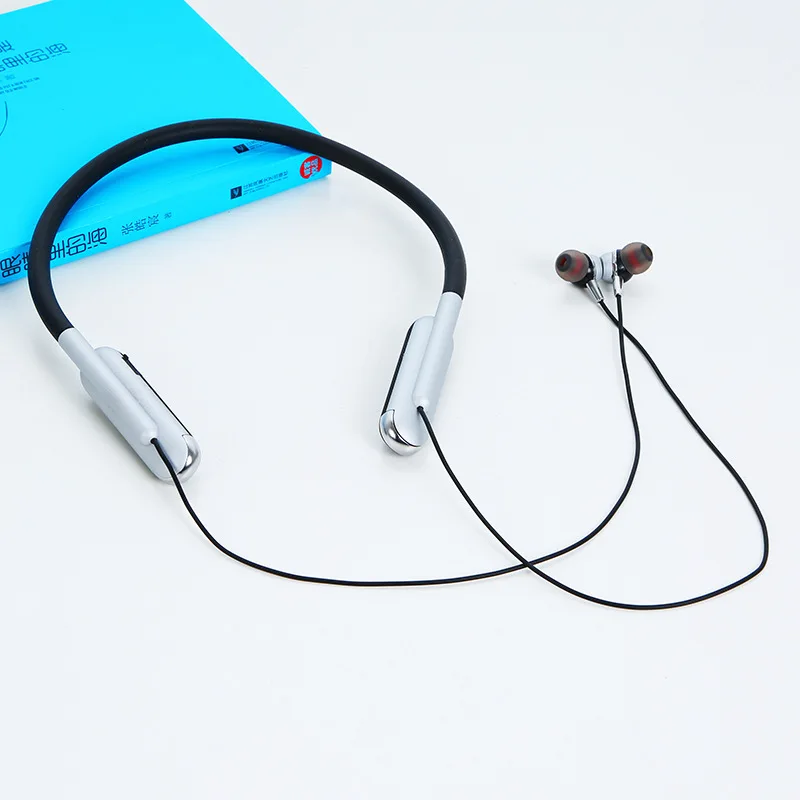 Yulass наушники беспроводные серые водонепроницаемые маленькие шейные Мужские