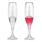 1 шт. творческий миниатюрный винный бокал в форме Пустые контейнеры бальзам для губ Мини бутылки многоразового использования для губ контейнер для образцов флаконов, розового и белого цвета