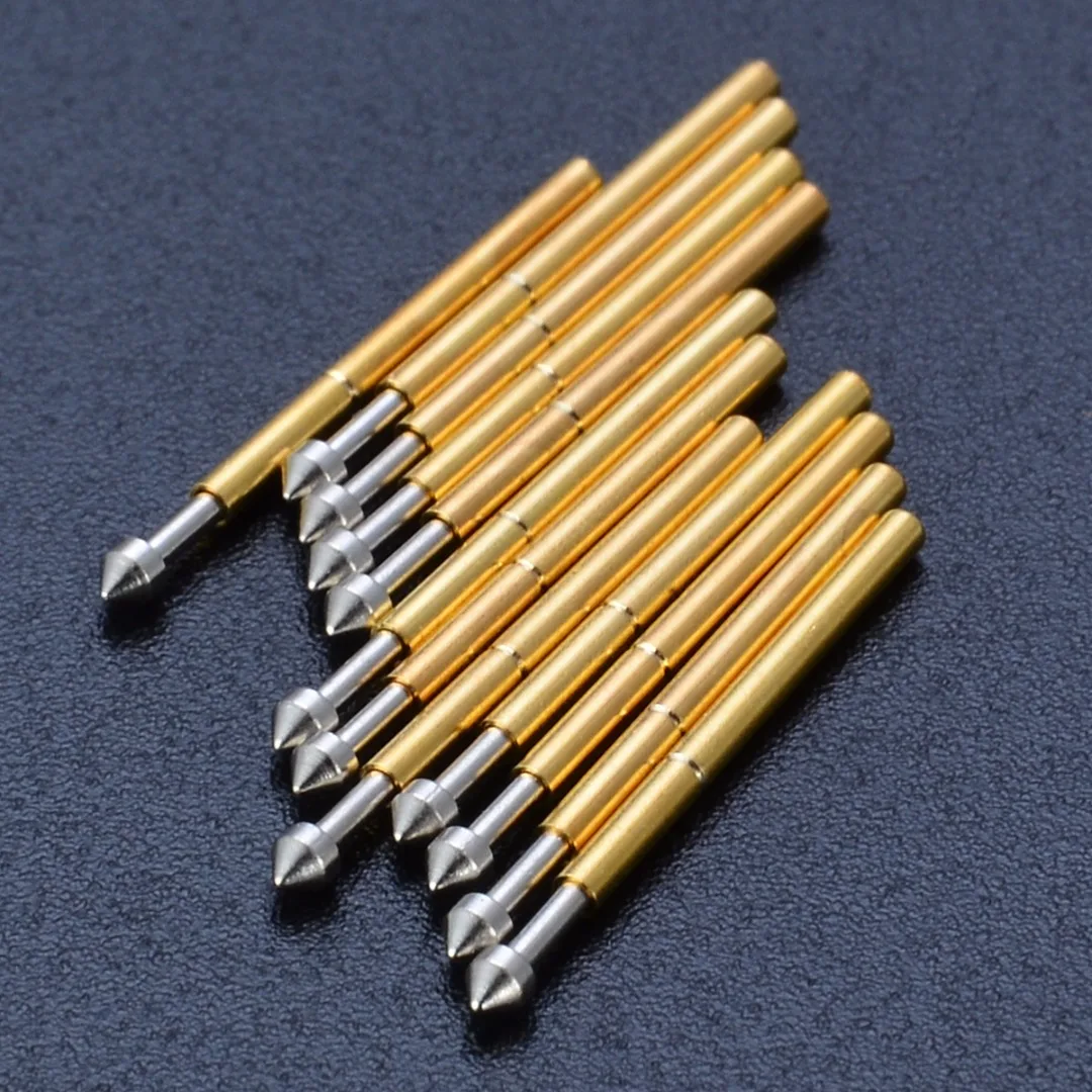 100pcs/set New Arrival Pogo Pin P75-E2 1.3mm Conical Head Spring Test Probe 1.0mm Thimble For Tools | Инструменты