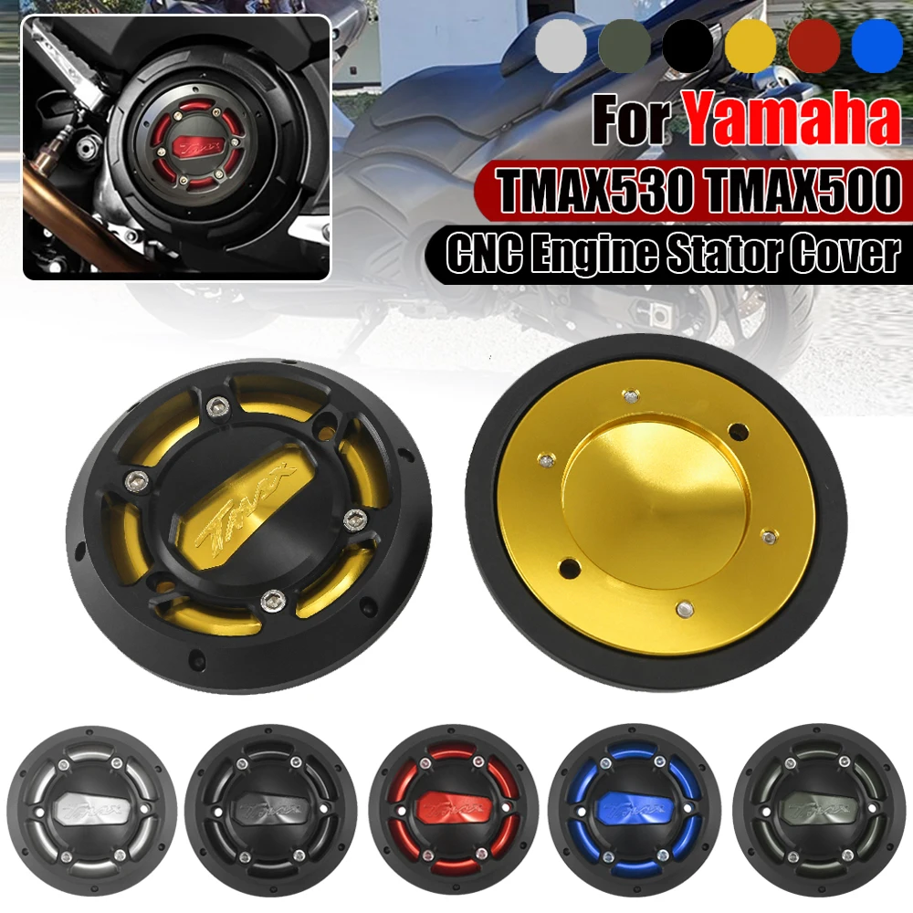 

Engine Stator Cover For YAMAHA TMAX 500 530 TMAX530 TMAX500 2012-2016 Motorcycle CNC Aluminum Engine Protector Crash Pad Sliders