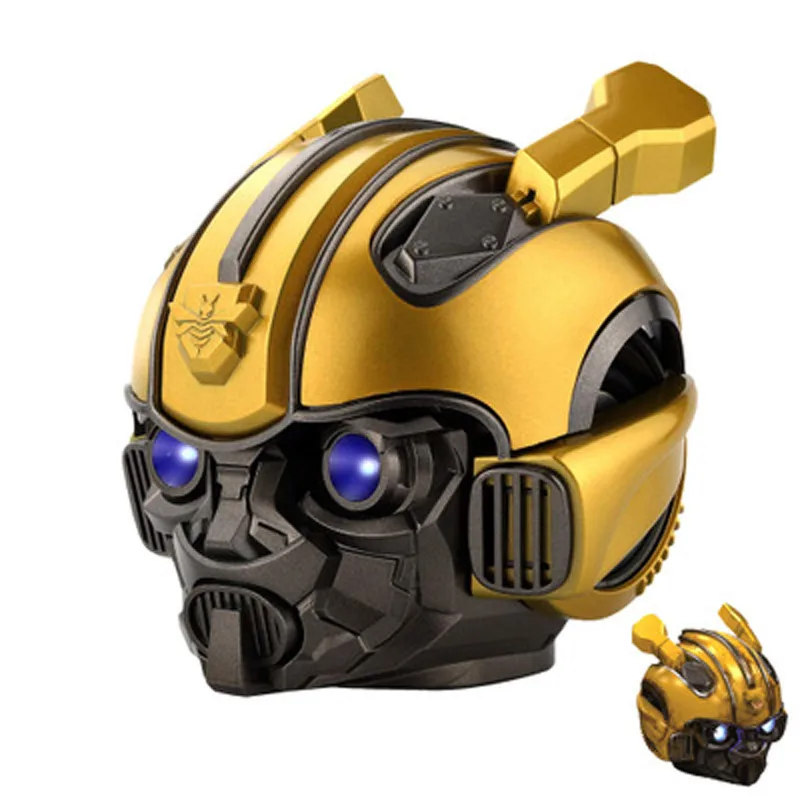 Портативный беспроводной Bluetooth Динамик Bumblebee динамик со светодиодной подсветкой