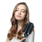 Профессиональная щетка CkeyiN с горячим воздухом, 1000 Вт, фен для волос, стайлер, щетка для выпрямления волос, фен, расческа, Электрический ионный фен, щетка