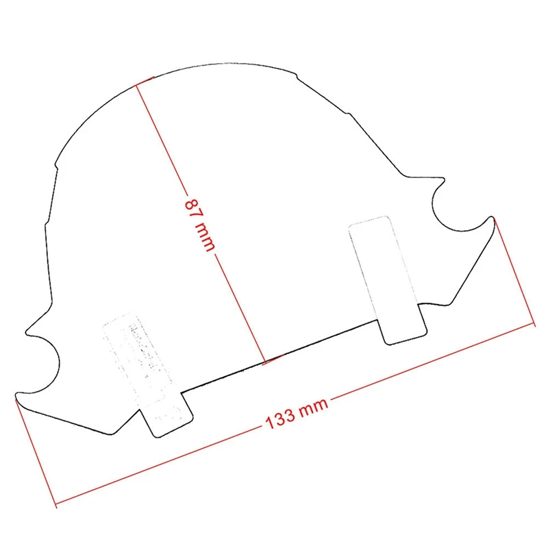 Защитная пленка против царапин для мотоциклов клейкая приборной панели Sn Kawasaki Z650