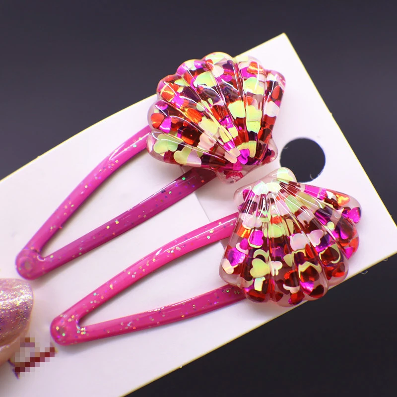 2 шт. детские заколки для волос в виде ракушек | Аксессуары одежды