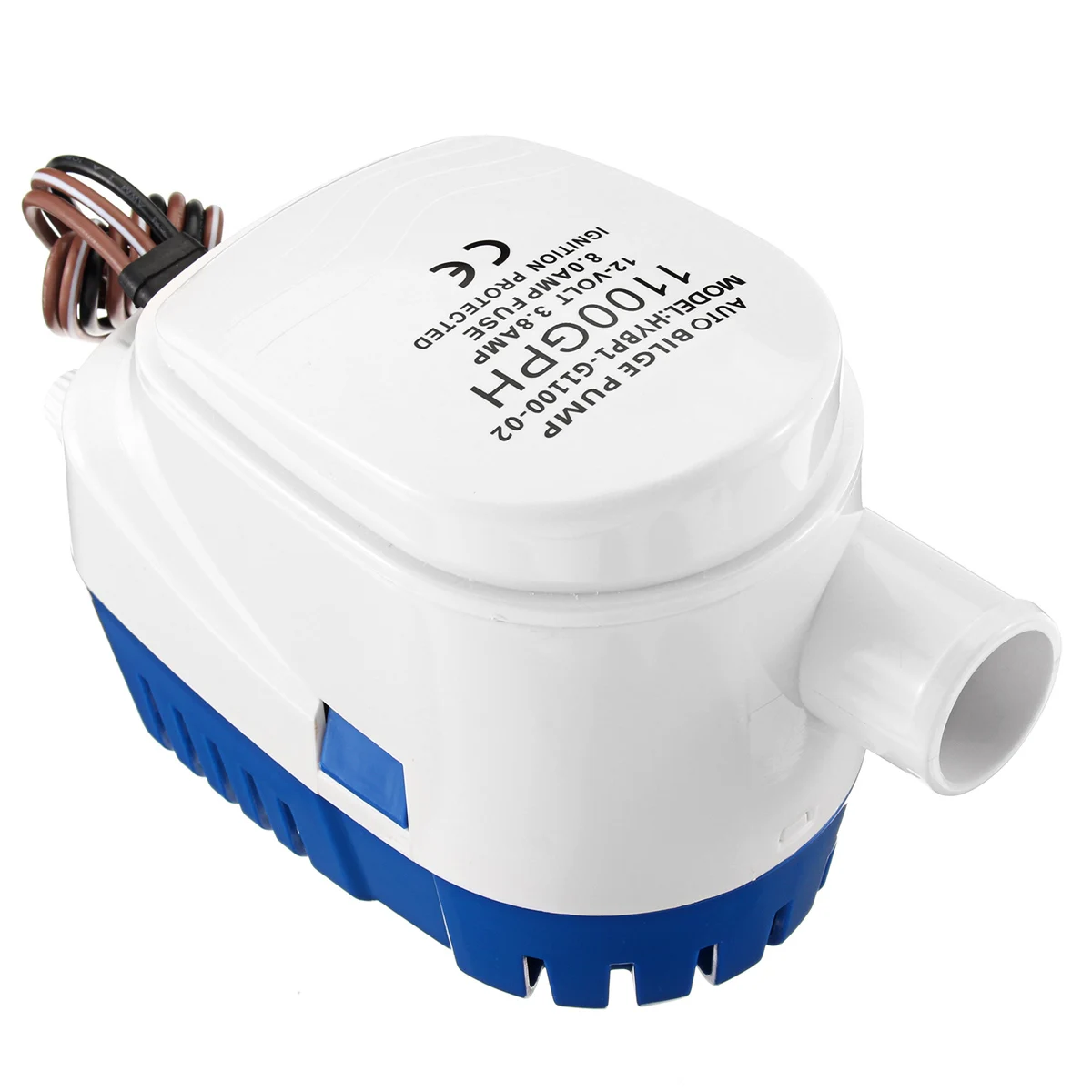 12V 1100GPH автоматический лодочный Трюмный насос погружной Электрический водяной с