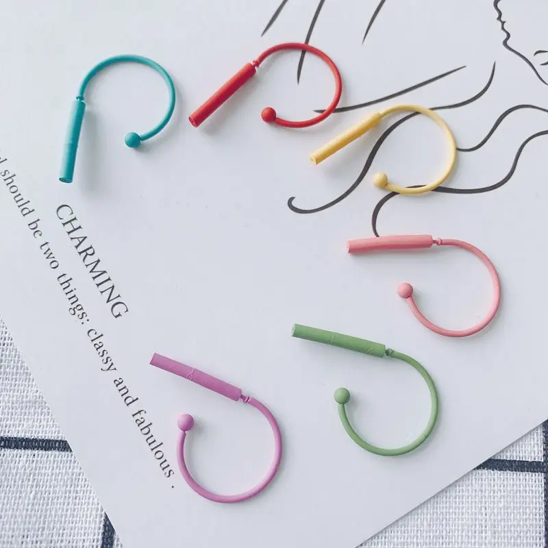 DIY jewelry accessories multi-color optional circle earrings earrings jewelry accessories materials