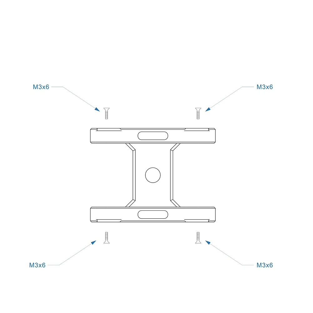 

High Strength Anti Collision Support Aluminium Alloy Front Bridge X Arm Parts RC Vehicle Lightweight For DJI Robo Master S1