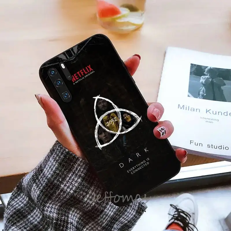 

Netflix Dark Phone Case For Huawei P9 P10 P20 P30 Pro Lite smart Mate 10 Lite 20 Y5 Y6 Y7 2018 2019