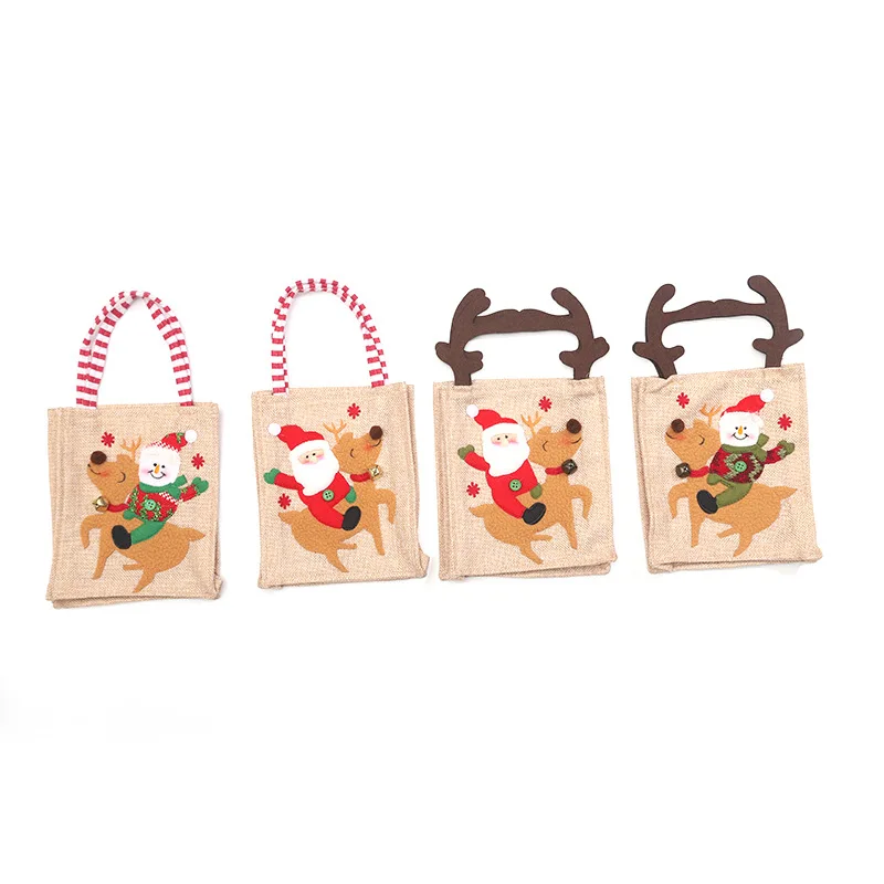 

Рождественская Подарочная ткань, искусственный подарок, Детские держатели для конфет, карманный снеговик, Рождественское украшение для рождественской елки, украшения