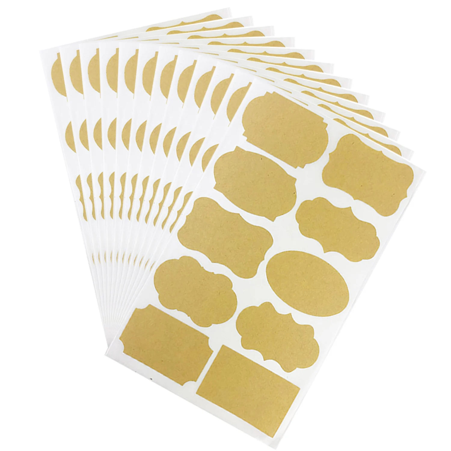 120 шт этикетки из крафт бумаги наклейки для эфирных масел флакон духов касторовые