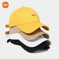 2022 new xiaomi youpin baseball cap outdoor solid color mens and womens hats park outdoor designer popular ladies summer hats