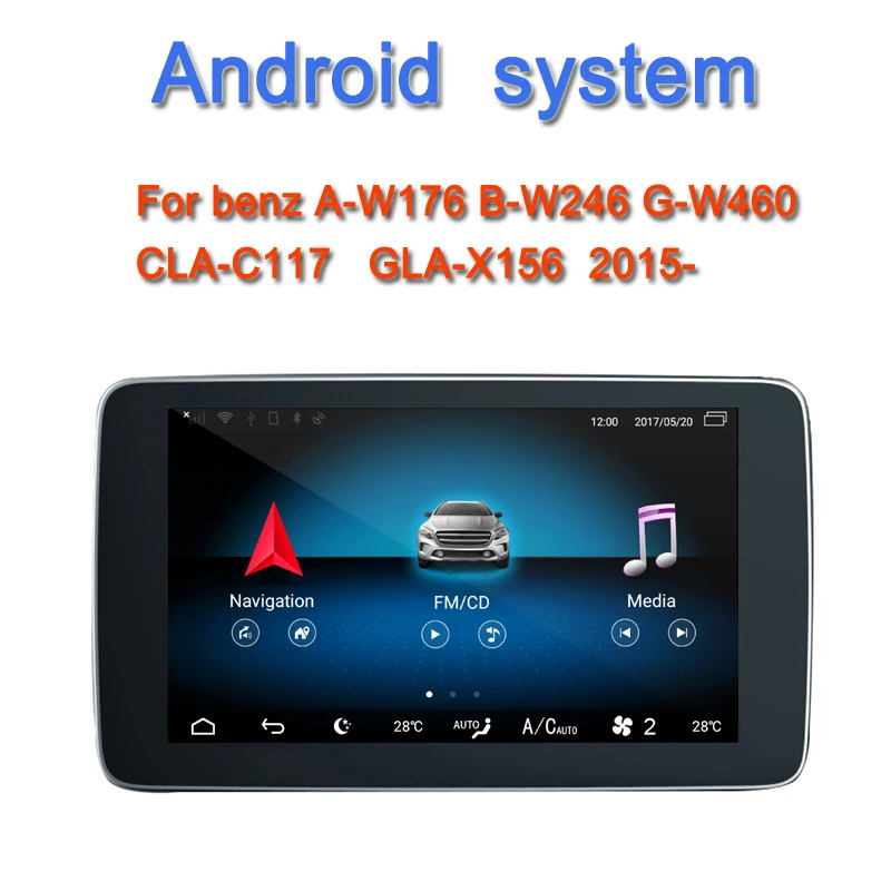 Автомобильный мультимедийный плеер Android10 для Mercedes benz A class W176 G W460 GLA X156 CLA C117 CLS C18 gps