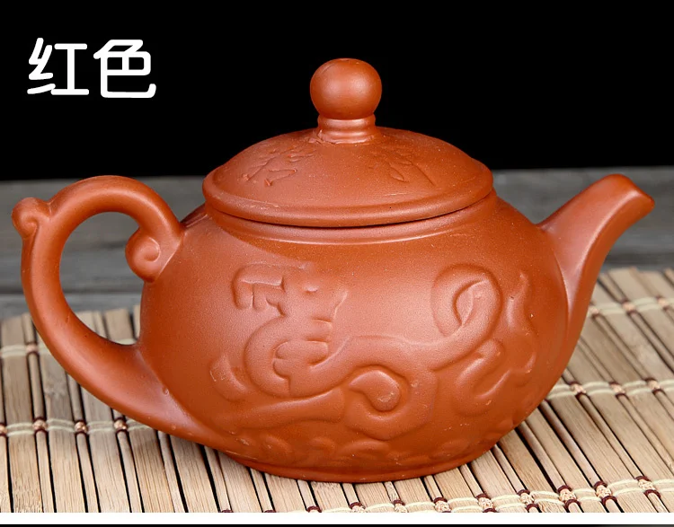 Аутентичный чайный горшок Yixing 300 мл набор большой емкости из фиолетовой глины
