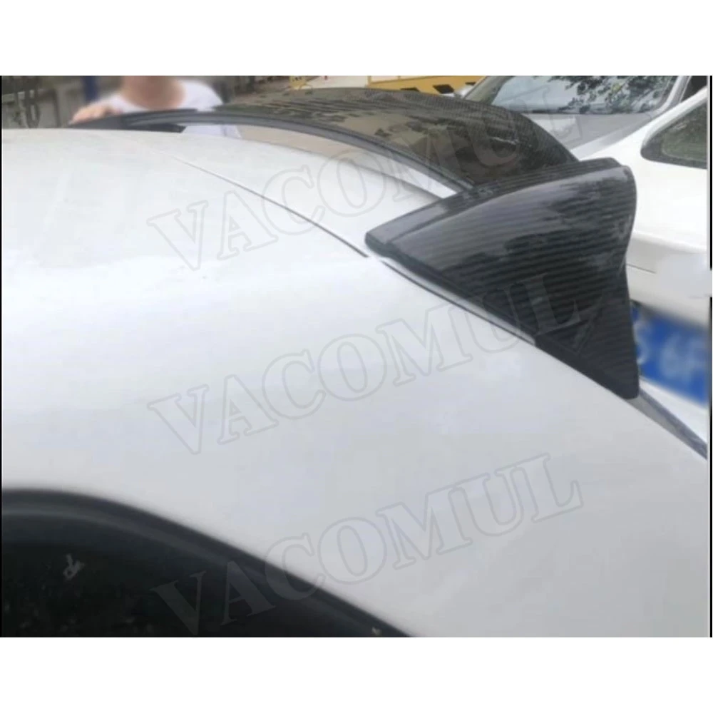 Задний спойлер на крышу из углеродного волокна крылья для Volkswagen VW Polo 2014-2018 ABS