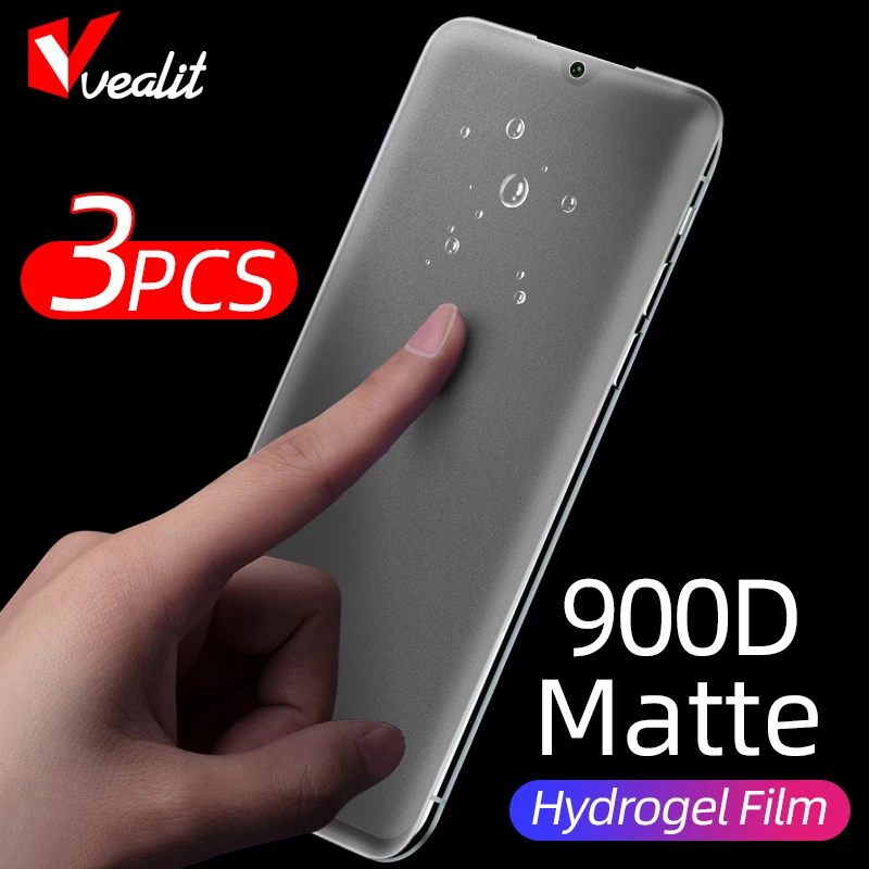 1 3 шт. матовая Гидрогелевая пленка для Xiaomi Redmi Note 10S 9S 8 7 5 Pro 4X GO K30 9A Защита экрана 10