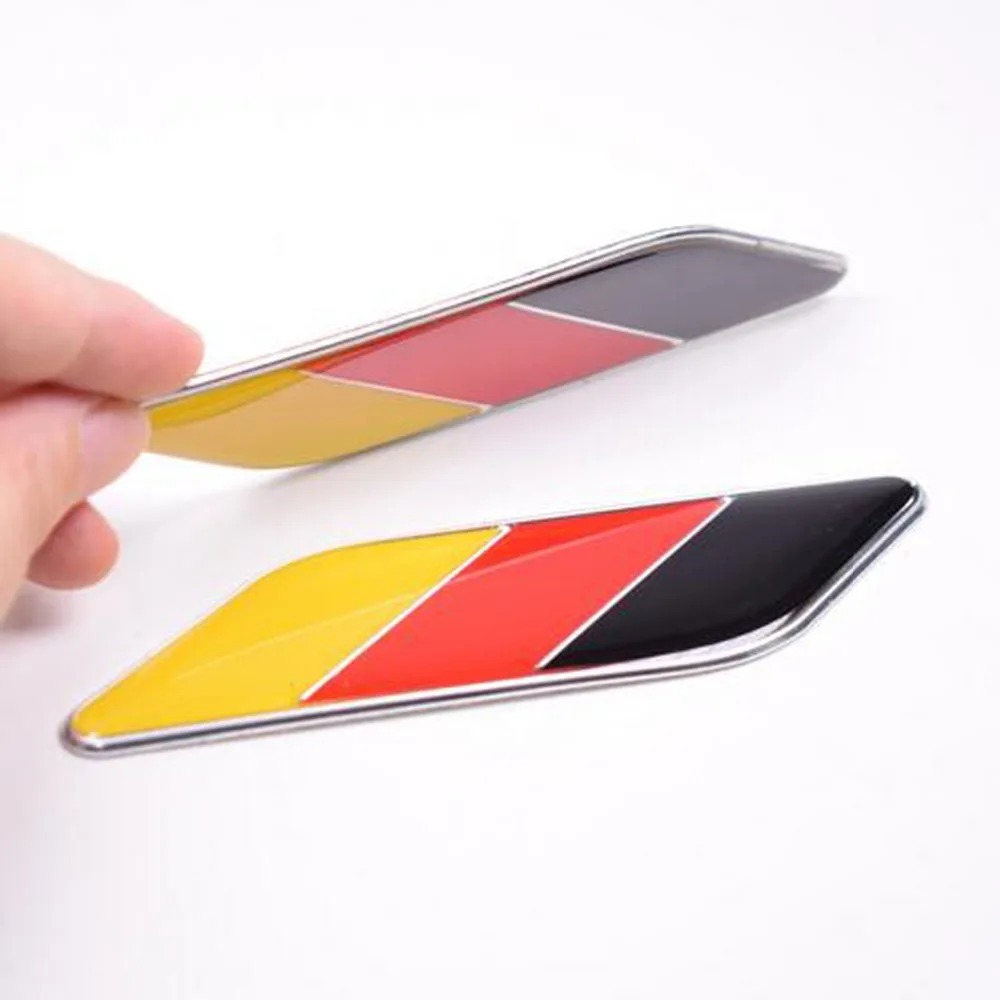 DSYCAR 2 шт./пара 3D металлический Немецкий флаг кузов автомобиля боковое крыло