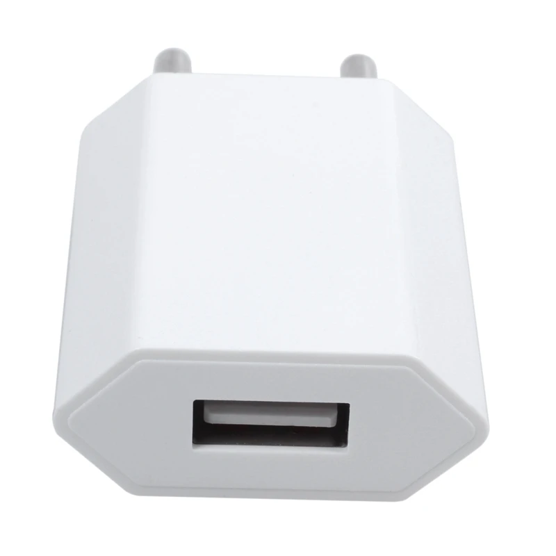 Белый ЕС USB зарядное устройство адаптер переменного тока для iPhone 5 5S 4S 4 3GS iPod Touch Nano