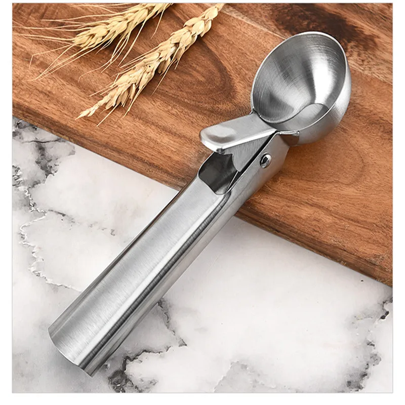 

Stainless Steel Ice Cream Spoon Ice Cream Ball Miner Creative Multifunctional Ice Cream Meat Ball Spoon