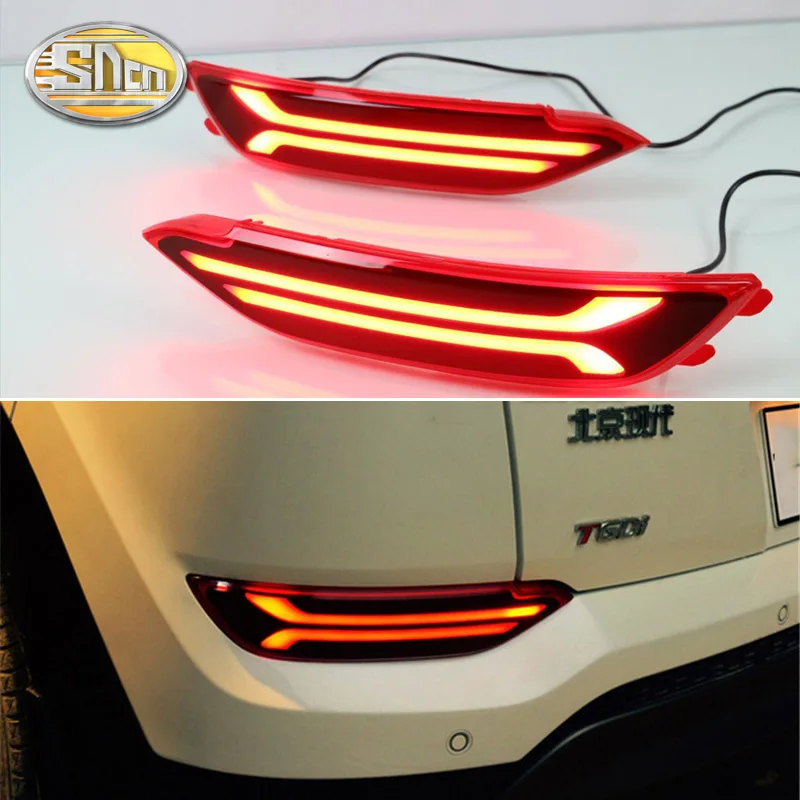 SNCN 2 шт. задняя противотуманная фара для Hyundai Tucson 2015 2016 12V автомобильный