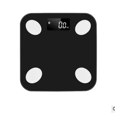 B GH Bluetooth весы напольные весы для тела весы для ванной смарт-дисплей с подсветкой весы для тела Вес тела Жир воды мышечная масса - Цвет: B