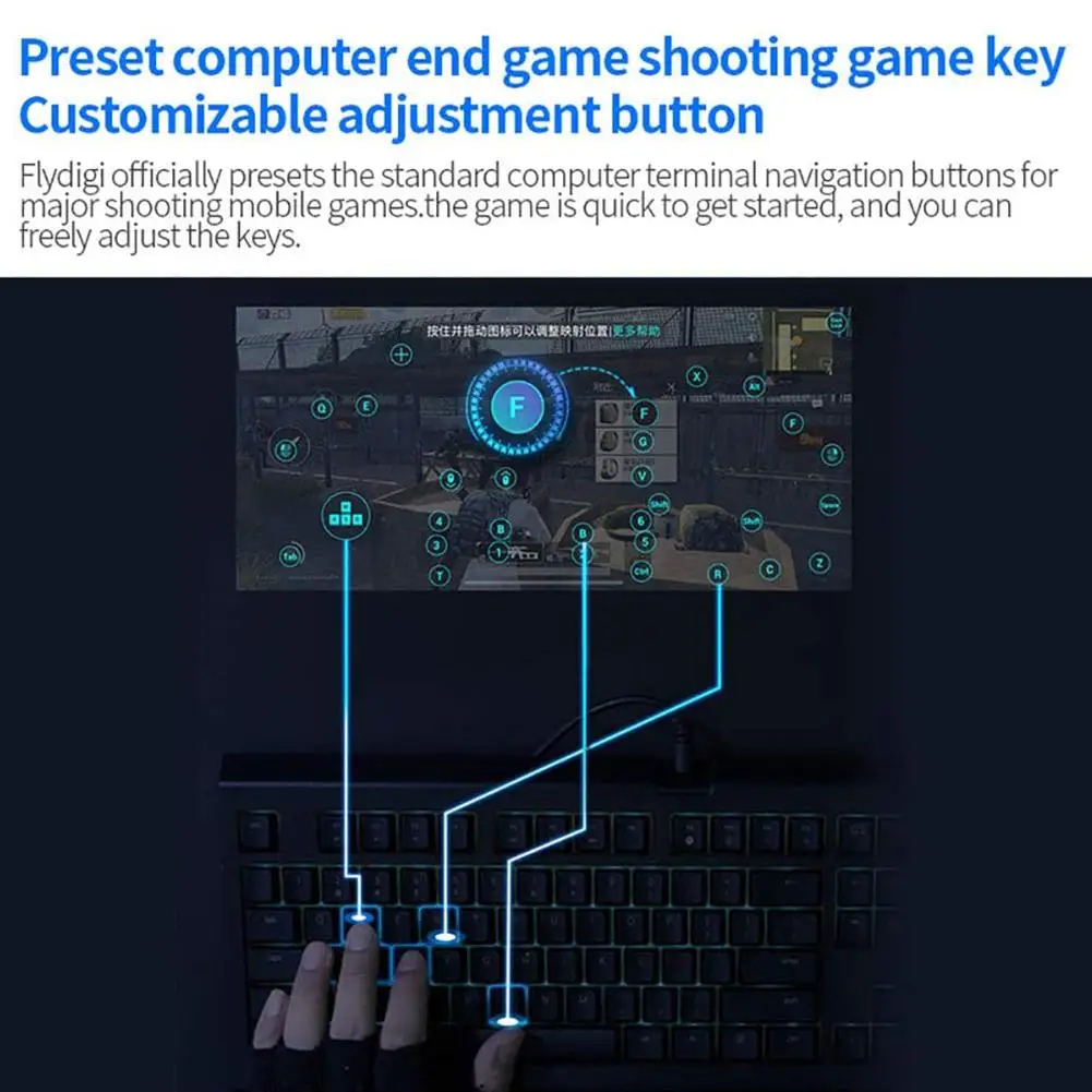 Прочный стабильный конвертер контроллера для PS4 Xbox One переключатель клавиатуры