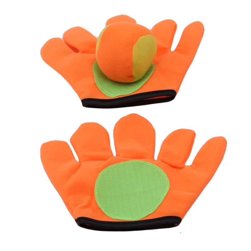 

Useful Games Toys Small/Large Gloves Sticky Ball Outdoor Sports Game Throw Catch Balls Toy Gloves Set Sticky Mitts Kids Playing
