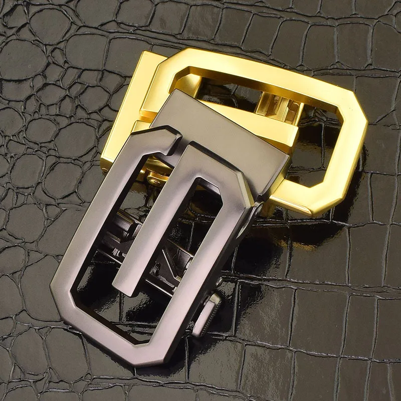 Ремень мужской автоматический с пряжкой деловой дизайнерский для отдыха и