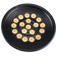 10 100pc brass blank stamping tag component bulk wholesale round circle disc pendant finding for making earring necklace jewelry