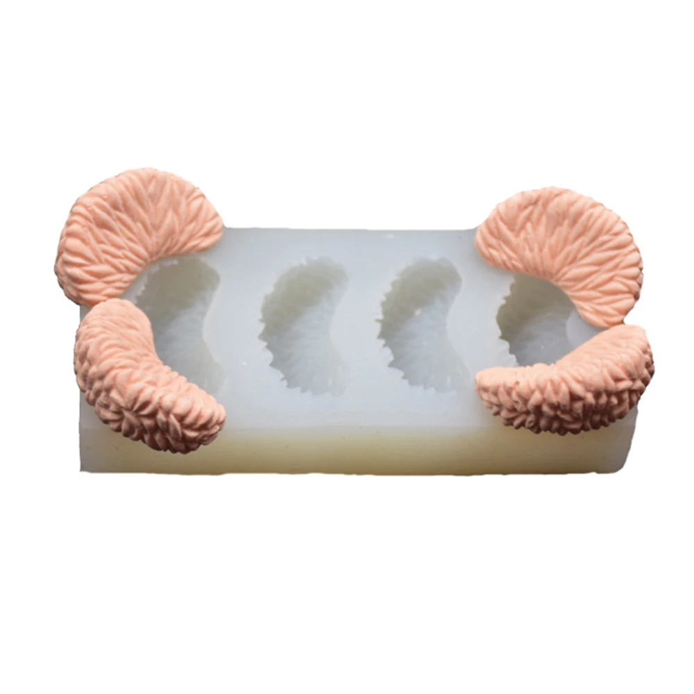 Tangerine ломтик силиконовая форма-фруктовая форма Украшение Тортов мастикой