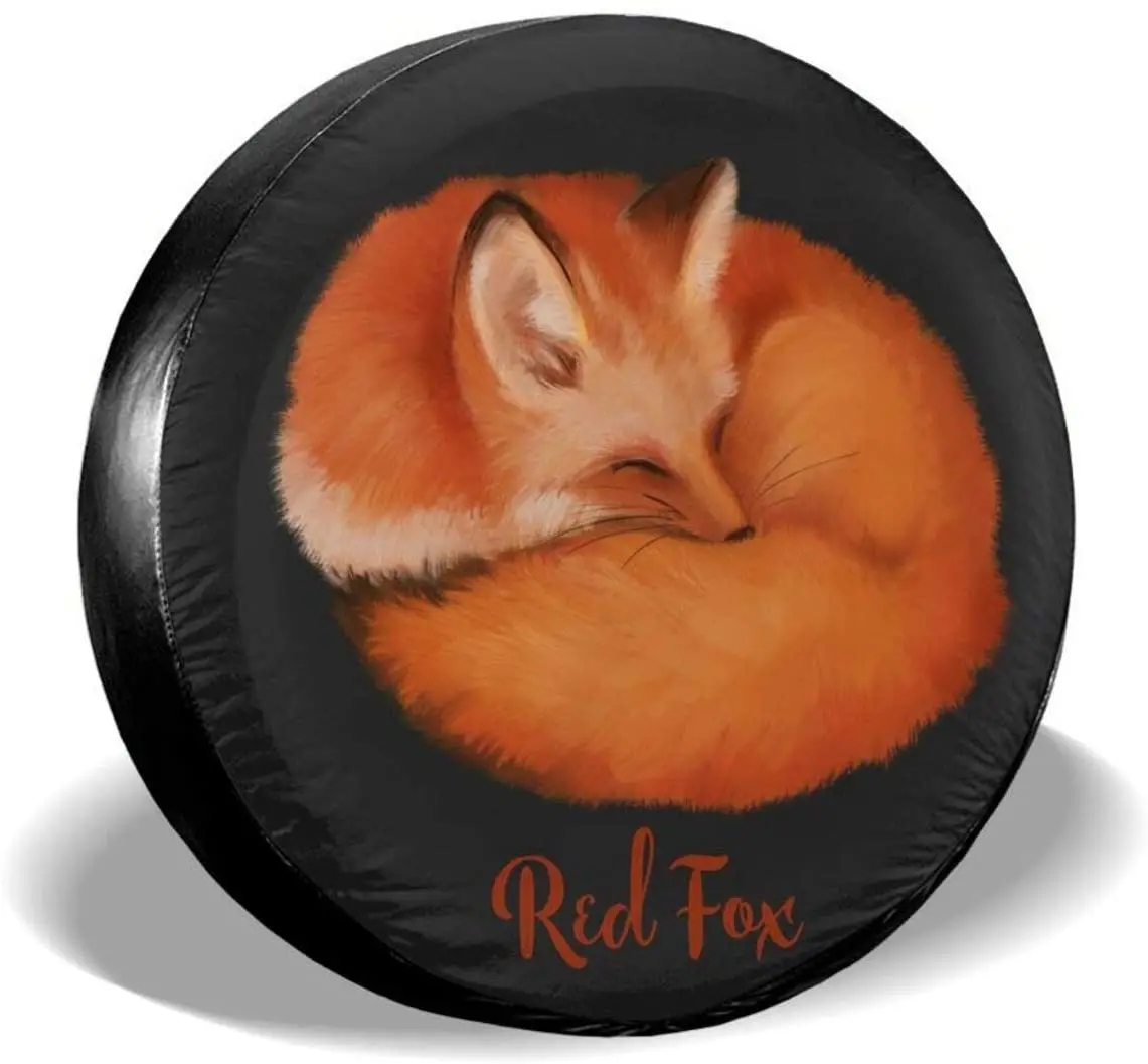

Red Fox Spare Tire Cover Waterproof Dust-Proof UV Sun Wheel Tire Cover Fit for Jeep,Trailer, RV, SUV and Many Vehicle 15 Inch