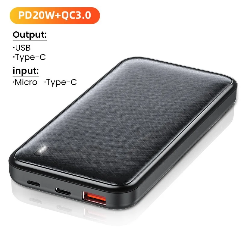 

10000mAh 20W Power Bank Portable Charging External Battery Charger 10000 mAh Powerbank For iPhone PoverBank