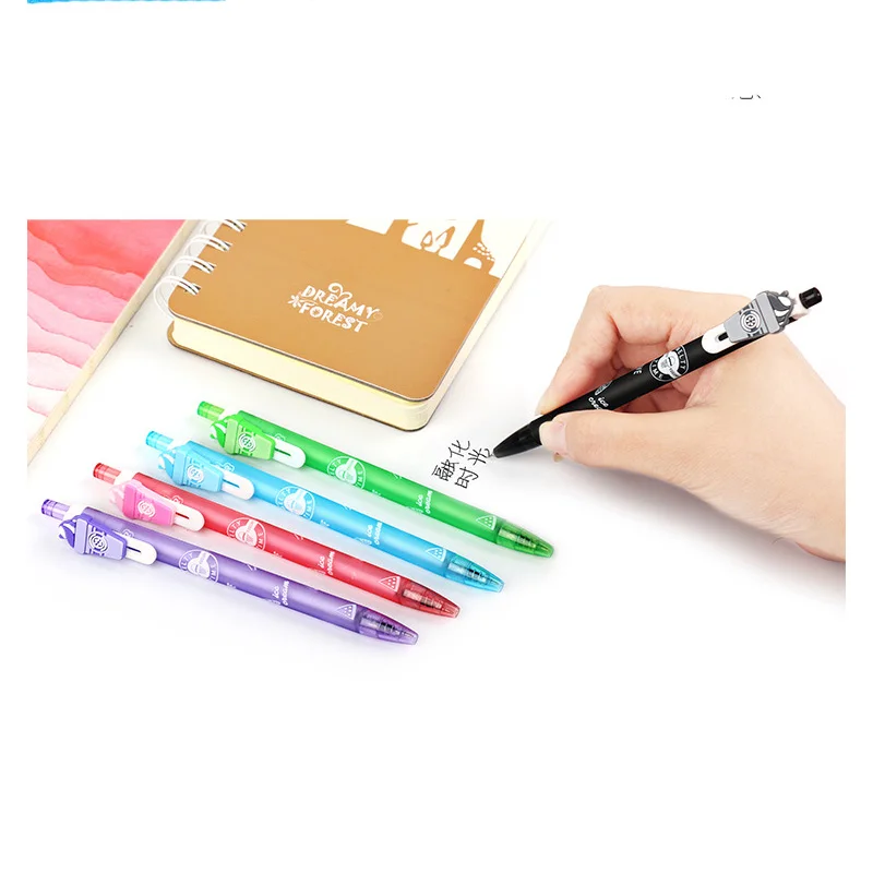 5 шт./лот креативная гелевая ручка для мороженого 0 мм быстросохнущие черные