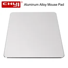 Металлический Коврик для мыши CHUYI из алюминиевого сплава, тонкий большой игровой коврик для Macbook, ПК, ноутбука, игр