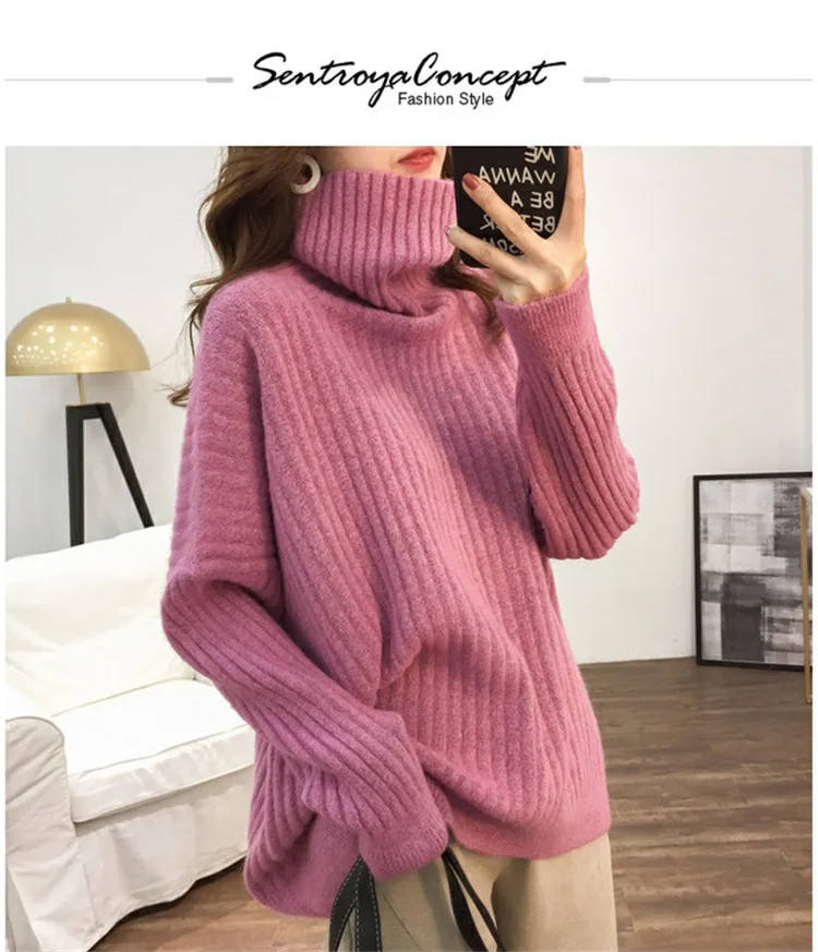 Женский Осенний вязаный свитер Timis Li мягкие эластичные пуловеры с длинным