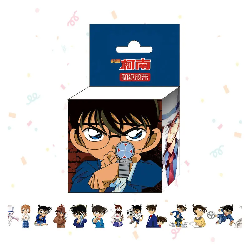 1 5 см * м Детектив Конан аниме лента клейкая DIY Скрапбукинг стикер этикетка