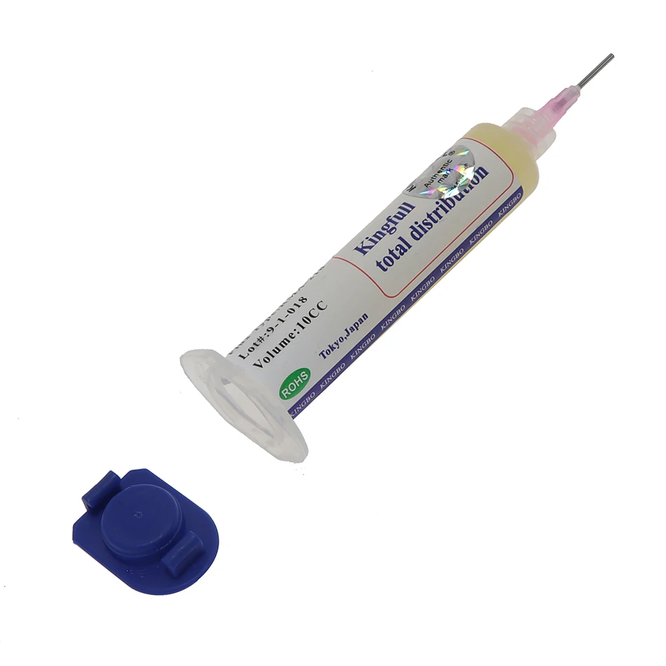 Паяльная флюсовая паста Kingbo RMA 218 RMA218 bga 10 мл для реболлинга SMT|Сварочные флюсы| |