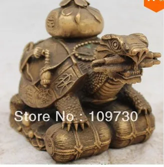 Бир 001003 китайского бронзового долгий срок службы дракон черепаха животных в